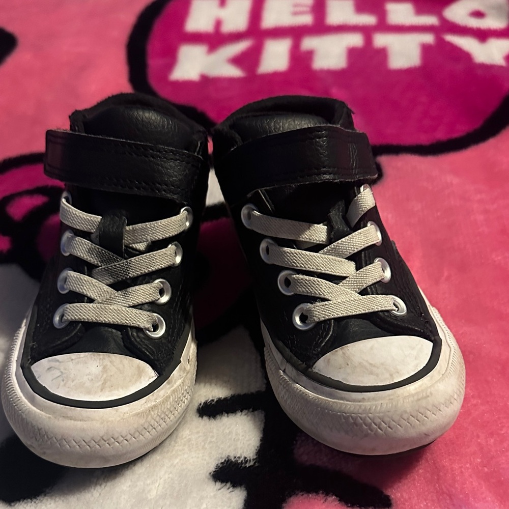Converse Black and White Kids Sneakers